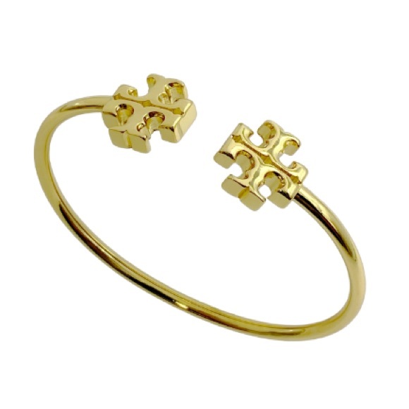 Tory Burch Jewelry - TORY BURCH KIRA 18K GOLD PLATED CUFF BRACELET
